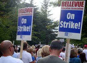 Bellevue, Wash., teachers are on strike over wages and health care, but control over curriculum is a key point