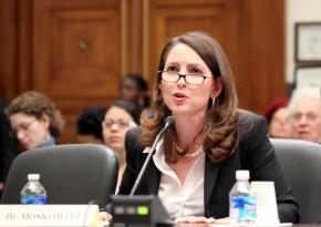 Harlem Success Academy CEO Eva Moskowitz delivering congressional testimony on school "reform"