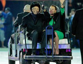 Nelson Mandela at the 2010 World Cup